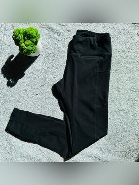 🖤✨ Polygon Pocket Leggings | Minimalist Activewear Gym Girl Athleisure Pants